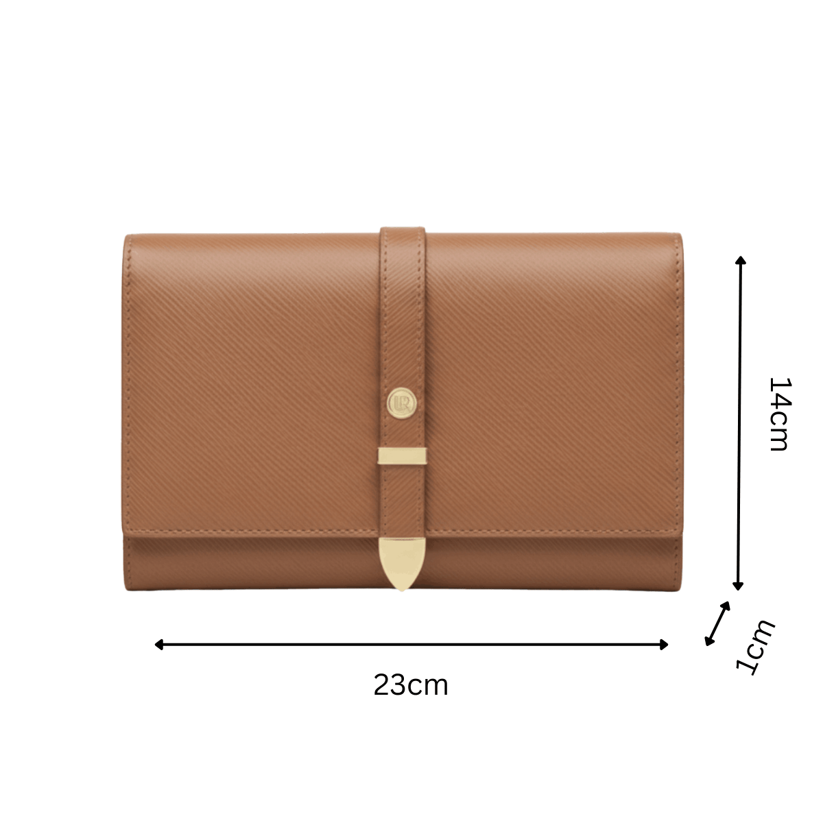 Aspen Brown Plant-Based Leather Travel Wallet ( Available for Pre-order July 3rd Delivery)-4