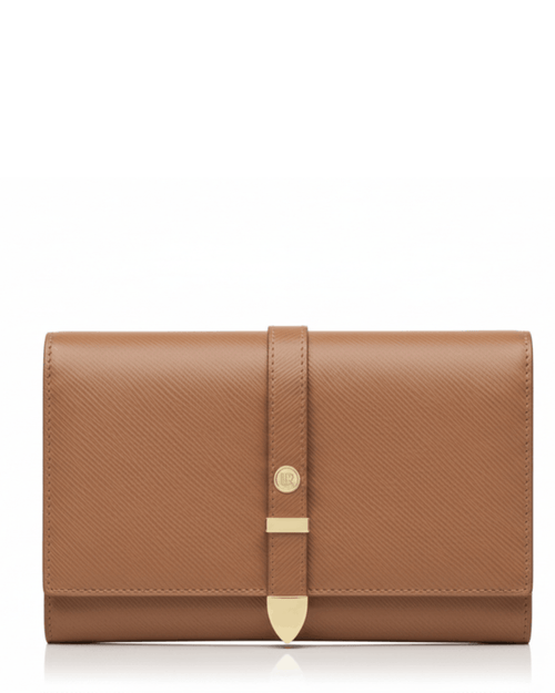 Aspen Brown Plant-Based Leather Travel Wallet ( Available for Pre-order July 3rd Delivery)-1