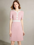 The Rosewood Tailored Dress (Blush Pink)