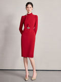The Crimson Valeria Dress