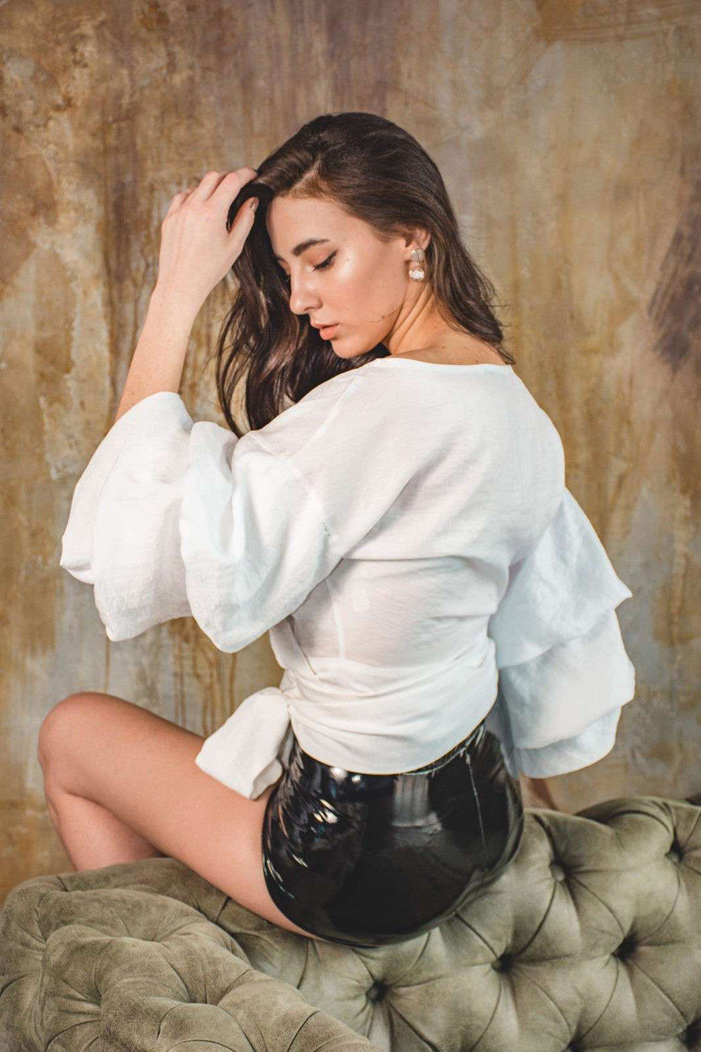 Puff Linen Blouse