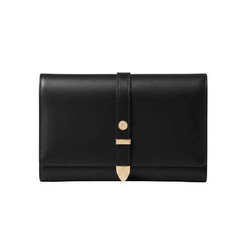 Aspen Black Plant-Based Leather Travel Wallet ( Available for Pre-order July 3rd Delivery)-0